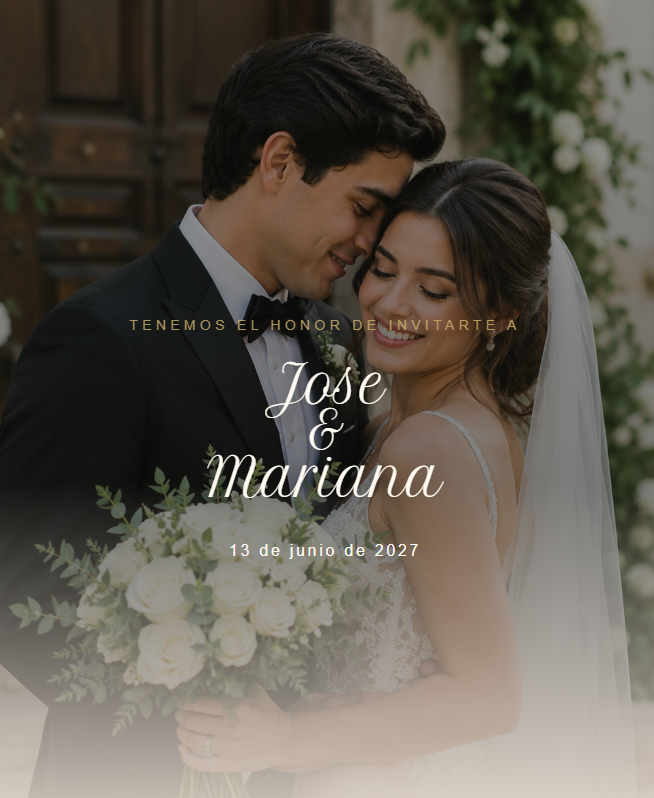 Invitación de boda